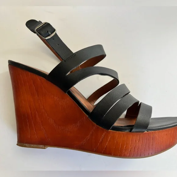 Women's Lucky Brand Larinaa Platform Wedge Sandal. Size 10 - Picture 5 of 9